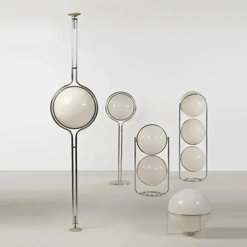 Acryl bal-vloerlamp
