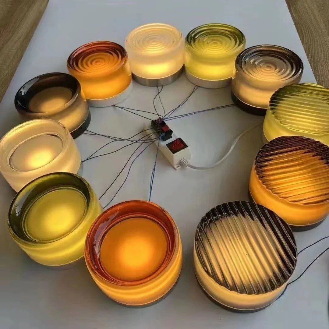 Amber Jelly wandlamp
