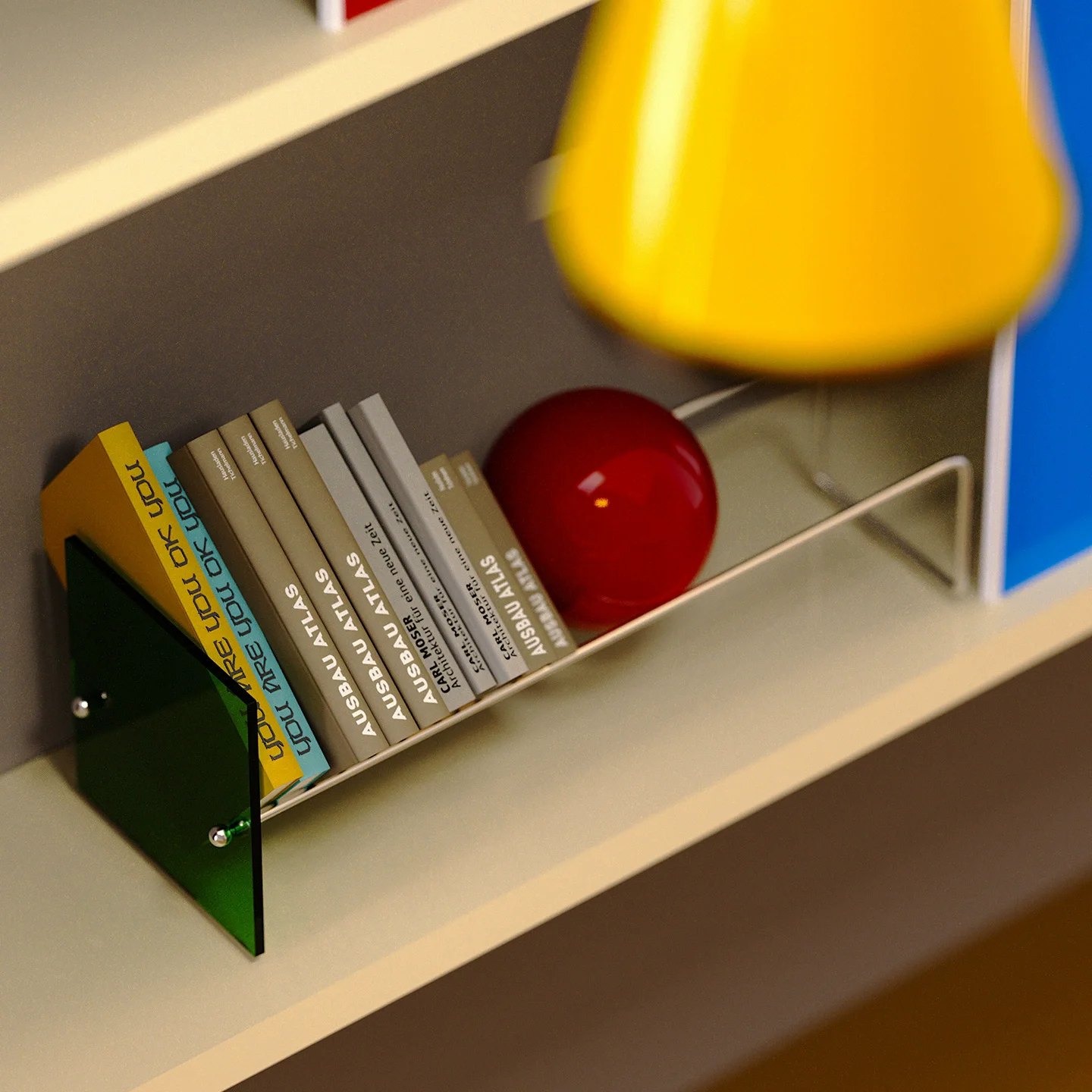 Sferische boekenhouder foto 3